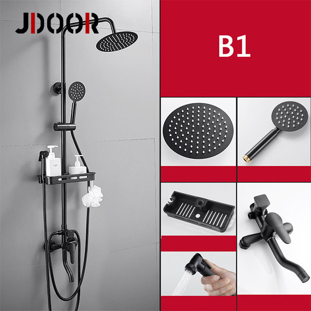 portable Exposed shower Set with diverter for home from China