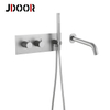 Factory solid brass Concealed shower Set for hotel