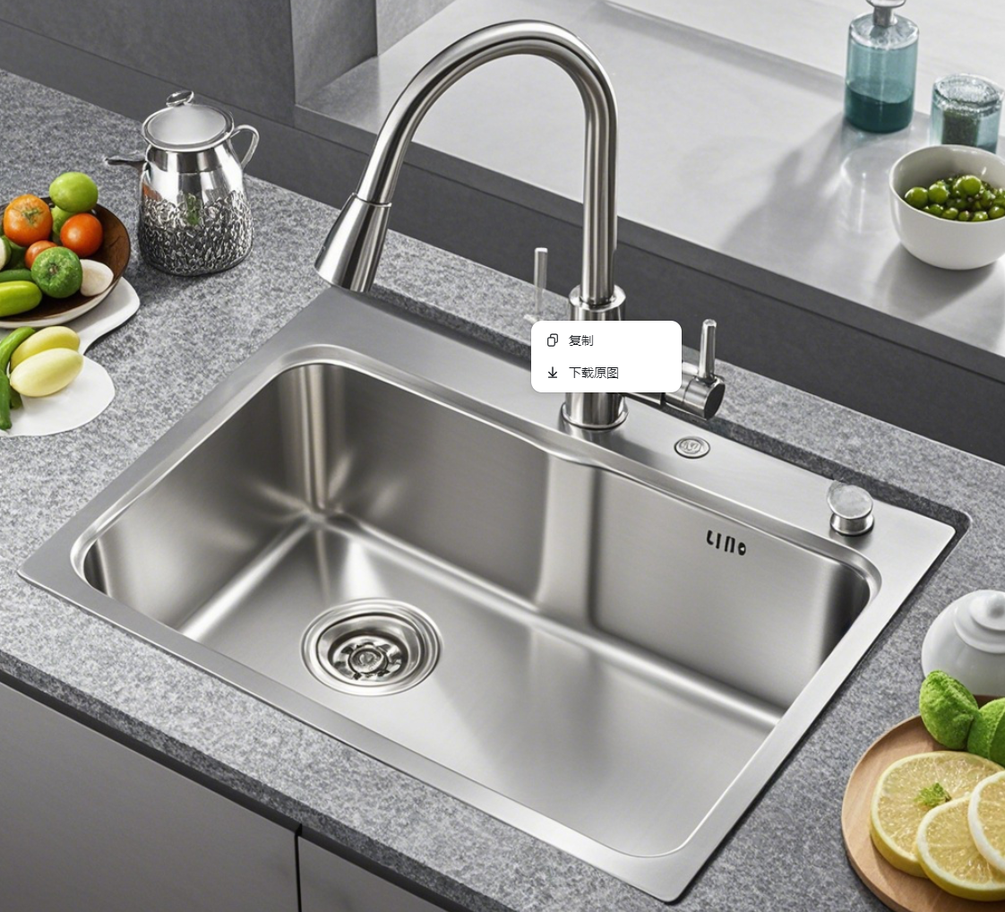 stainless steel sink