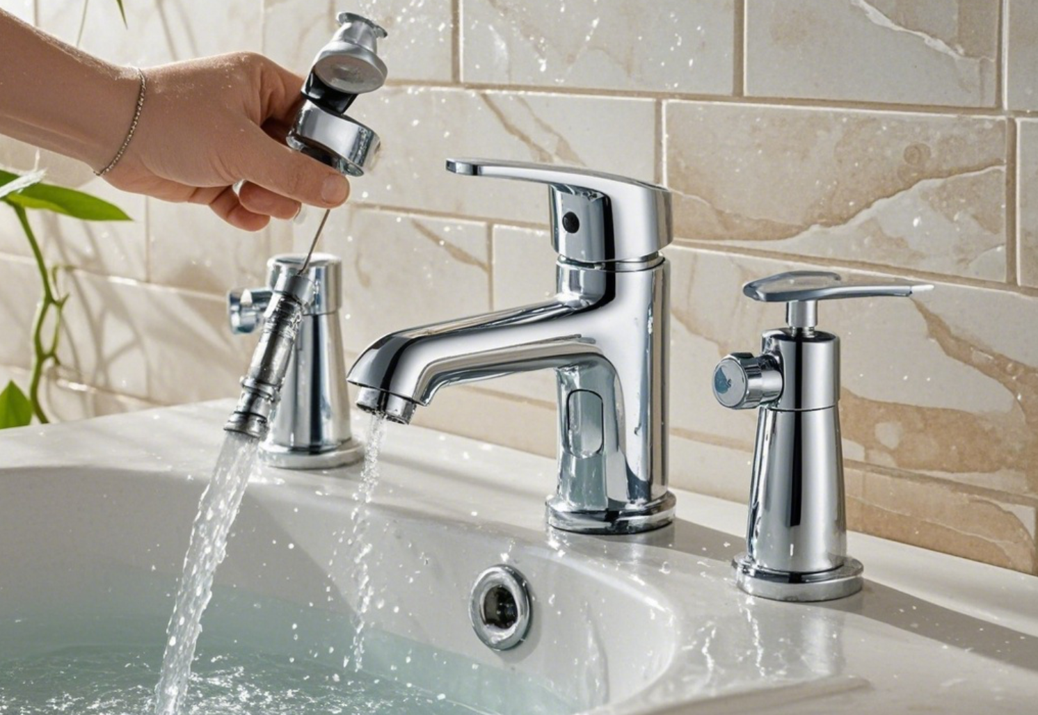 3 Hole Bathroom Faucet