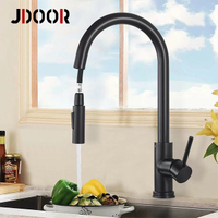 sink comfortable matte black Pull Out Faucet